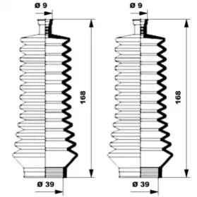 Комплект пылника, рулевое управление MOOG купить