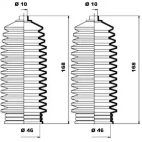 Комплект пылника, рулевое управление MOOG купить