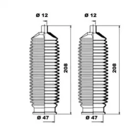 Комплект пылника, рулевое управление MOOG купить