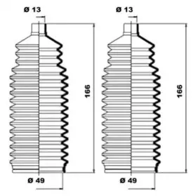 Комплект пылника, рулевое управление MOOG купить