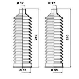 Комплект пылника, рулевое управление MOOG купить