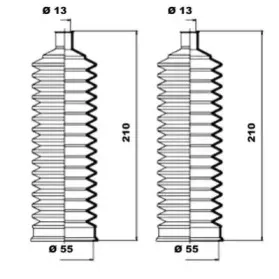 Комплект пылника, рулевое управление MOOG купить