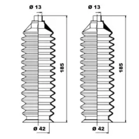 Комплект пылника, рулевое управление MOOG купить