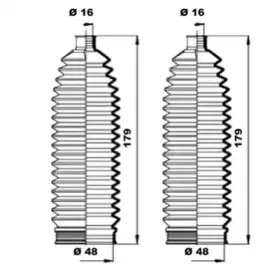 Комплект пылника, рулевое управление MOOG купить