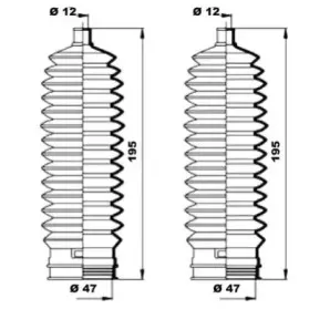 Комплект пылника, рулевое управление MOOG купить