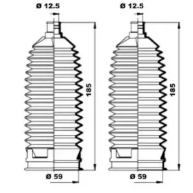 Комплект пылника, рулевое управление MOOG купить