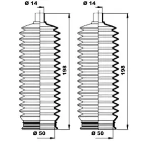 Комплект пылника, рулевое управление MOOG купить