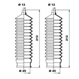 Комплект пылника, рулевое управление MOOG купить