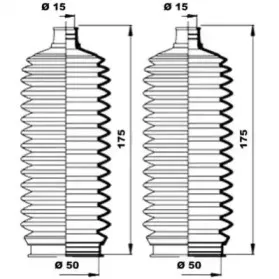 Комплект пылника, рулевое управление MOOG купить