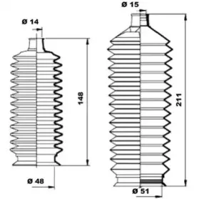 Комплект пылника, рулевое управление MOOG купить