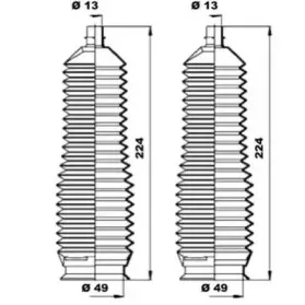 Комплект пылника, рулевое управление MOOG купить