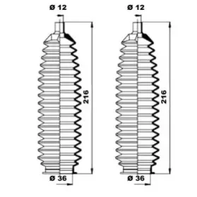 Комплект пылника, рулевое управление MOOG купить