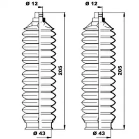 Комплект пылника, рулевое управление MOOG купить