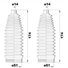 Комплект пылника, рулевое управление MOOG купить
