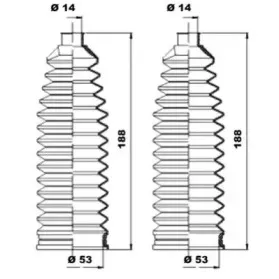 Комплект пылника, рулевое управление MOOG купить