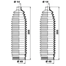 Комплект пылника, рулевое управление MOOG купить
