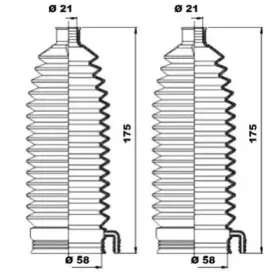 Комплект пылника, рулевое управление MOOG купить