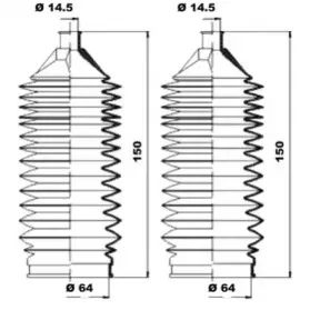 Комплект пылника, рулевое управление MOOG купить
