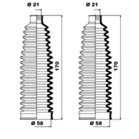 Комплект пылника, рулевое управление MOOG купить