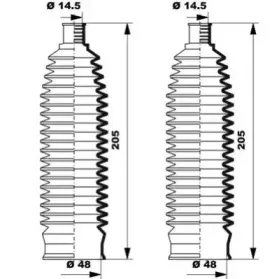 Комплект пылника, рулевое управление MOOG купить