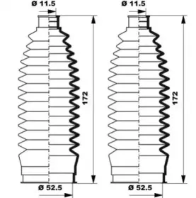 Комплект пылника, рулевое управление MOOG купить