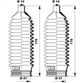 Комплект пылника, рулевое управление MOOG купить