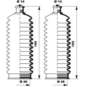 Комплект пылника, рулевое управление MOOG купить