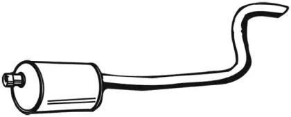 Глушитель выхлопных газов конечный FONOS купить