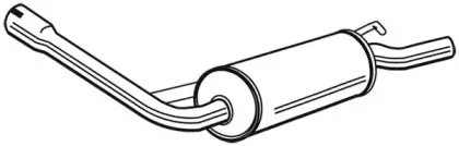 Глушитель выхлопных газов конечный FONOS купить