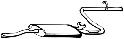 Глушитель выхлопных газов конечный FONOS купить