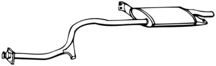 Глушитель выхлопных газов конечный FONOS купить