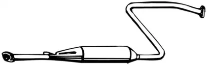 Средний глушитель выхлопных газов FONOS купить