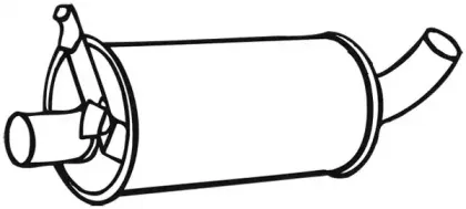 Средний глушитель выхлопных газов FONOS купить