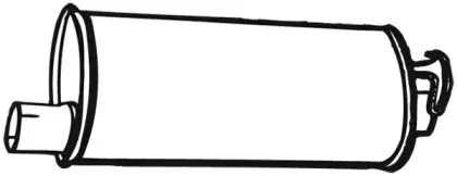 Глушитель выхлопных газов конечный FONOS купить