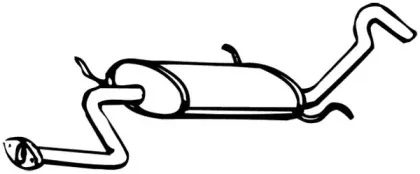 Глушитель выхлопных газов конечный FONOS купить