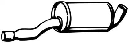 Средний глушитель выхлопных газов FONOS купить