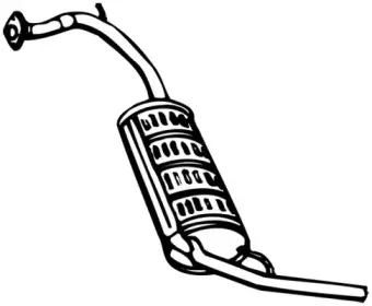 Глушитель выхлопных газов конечный FONOS купить