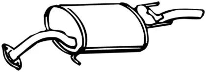 Глушитель выхлопных газов конечный FONOS купить