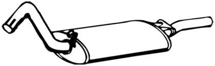 Глушитель выхлопных газов конечный FONOS купить