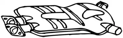 Средний глушитель выхлопных газов FONOS купить