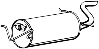 Глушитель выхлопных газов конечный FONOS купить