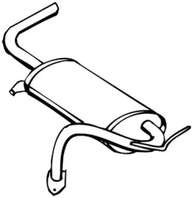 Глушитель выхлопных газов конечный FONOS купить