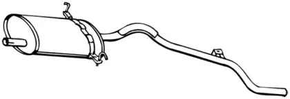 Средний глушитель выхлопных газов FONOS купить