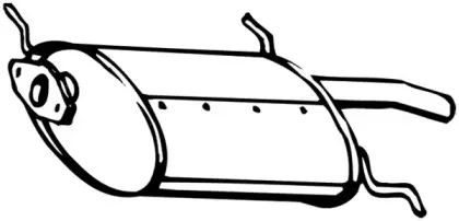 Глушитель выхлопных газов конечный FONOS купить