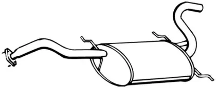 Глушитель выхлопных газов конечный FONOS купить