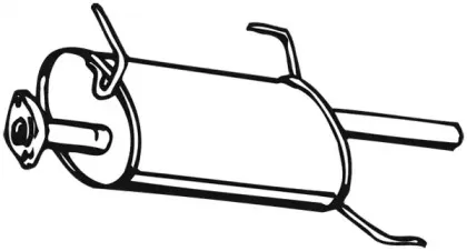 Глушитель выхлопных газов конечный FONOS купить