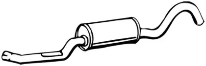 Средний глушитель выхлопных газов FONOS купить