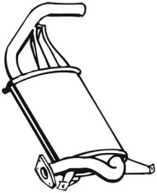 Глушитель выхлопных газов конечный FONOS купить