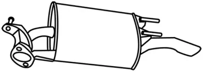 Глушитель выхлопных газов конечный FONOS купить