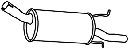 Глушитель выхлопных газов конечный FONOS купить